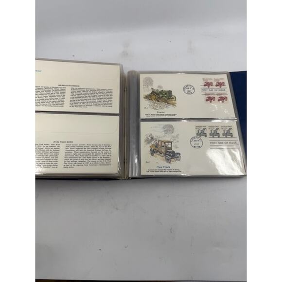 The United States First Day Cover Society Album 34 Cover 1986 First Day Issue - Picture 9 of 10